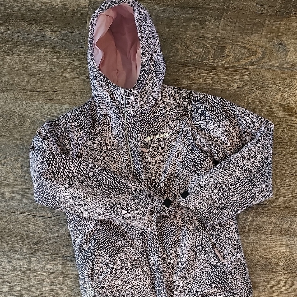Columbia Kids coat in Black and Pink